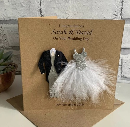Personalised wedding card - ,
