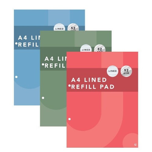 Lined refill pad - pad, paper