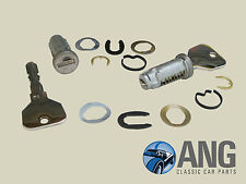 TRIUMPH SPITFIRE, GT6 III, STAG, TR7, TR8 DOOR LOCK BARRELS & KEYS x 2 (576469)