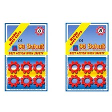 Shots caps for 8 Shot Cap Revolver Gun Bullet Set Toy 192 Shots, 288 & 384 Shots