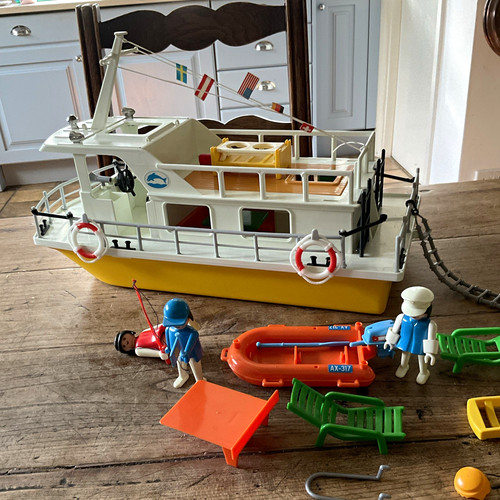 Playmobil toy boat with - toy,