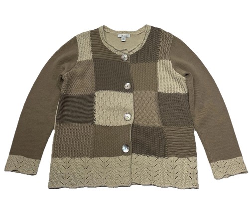 Brown patchwork colorblock - brown,