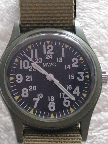 Mwc watch with nylon strap - with,