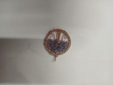 Copper Tree of Life Pendant with Amethyst Chips New