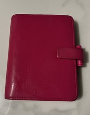 Filofax Breast Cancer Campaign Pink Pocket Organiser with Some Inserts.