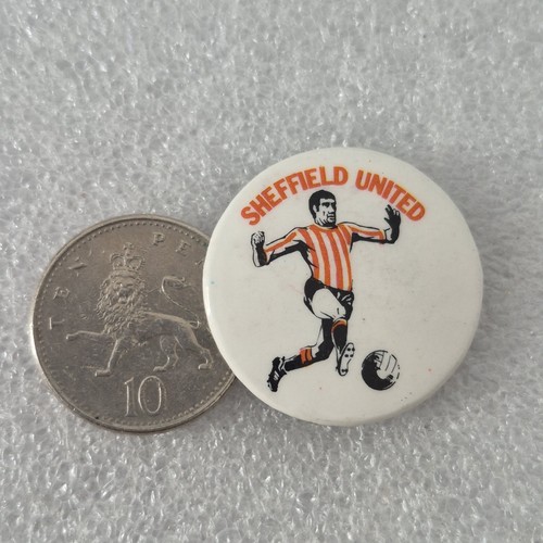 Sheffield united tin badge - united,