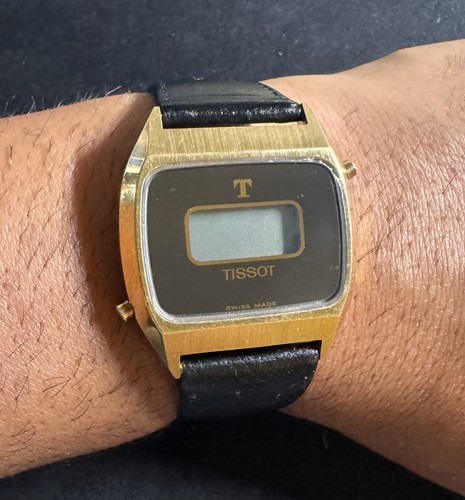 Vintage tissot lcd watch - lcd,