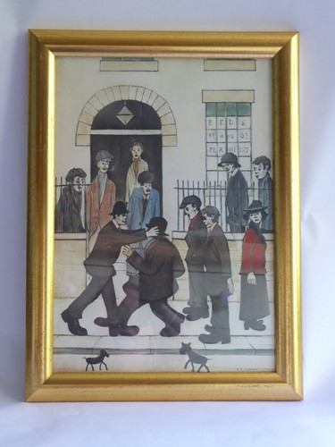 Framed print lowry - print, l.
