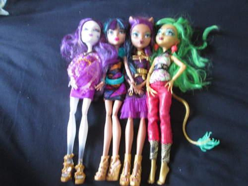 Monster high set dolls - high,