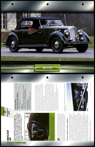 Rover 1946 cabriolets - 1946,