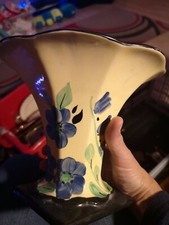 Devon Ware Fieldings Vase Blue