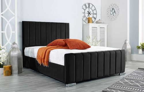 Panel plush velvet upholstered - plush,