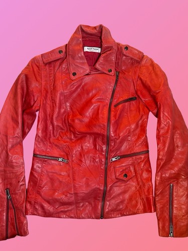 Light red y2k vintage leather