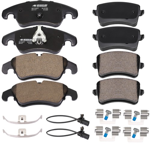 Front rear brake - +, pads