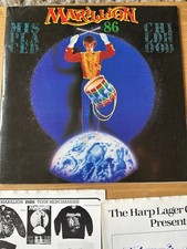 Marillion Misplaced Childhood 86 Tour Programme FULLY SIGNED + Postcards/extras