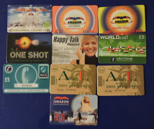 Assorted phonecards uk - 10,