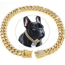 Dog & Cat Diamond Cuban Collar
