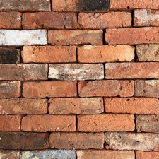 Reclaimed Farmhouse Blend Brick Slips - Cut From Real Reclaimed Bricks
