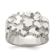 Sterling Silver Men's Nugget