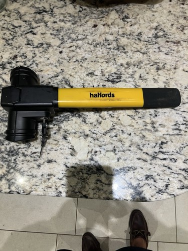 Halfords crook lock with - lock, 2