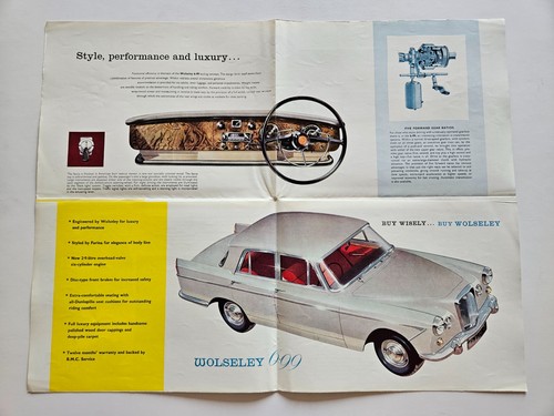 Wolseley sales brochure - 99,