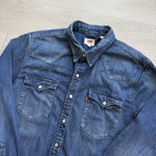 Levi western denim shirt - levi's,