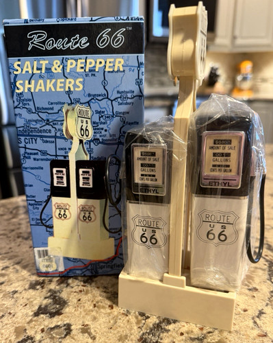 Route salt pepper shakers - salt, &