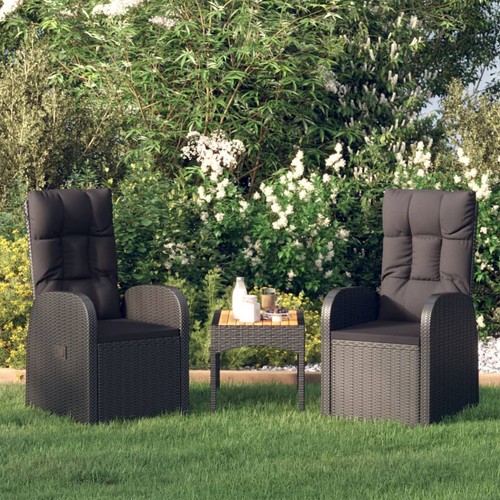 Outdoor patio black - patio, 2pcs