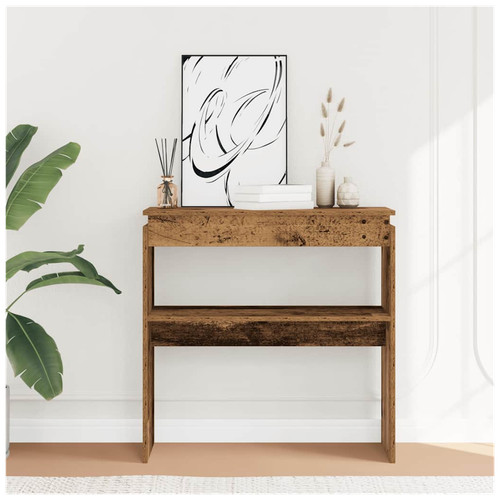 Console table old wood - table,