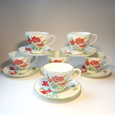 Duchess Poppies Fine Bone