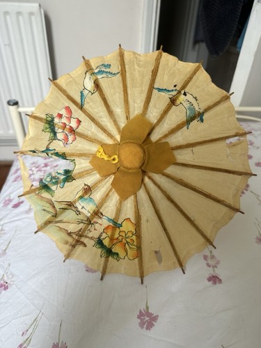 Vintage hand painted oiled - hand-painted,