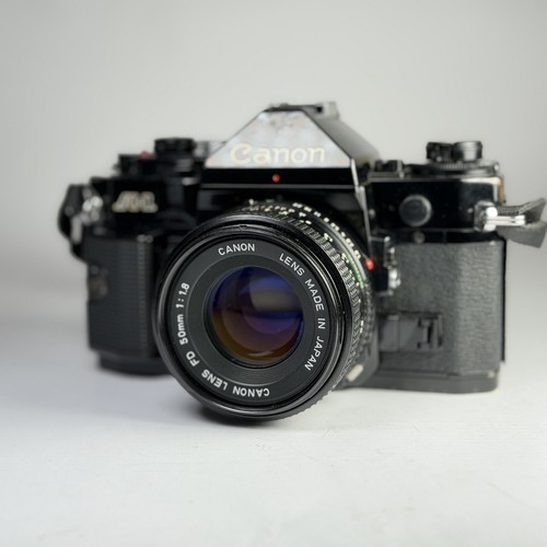 Film camera canon black - film, a-1
