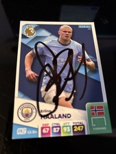 MATCH ATTAX ERLING HAALAND MANCHESTER CITY SIGNED