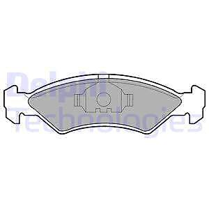 Lp351 delphi brake pad - lp351, set