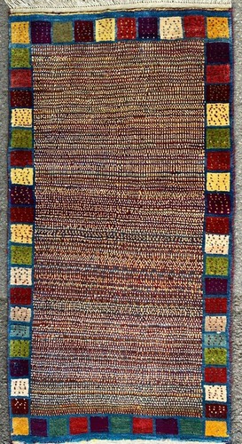 Fine wool gabbeh rug hand - wool,