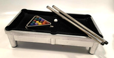 Desktop Pool Table Game ALUMINIUM DESKTOP POOL TABLE MINI BILLIARDS (G5)