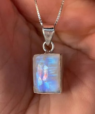 Rainbow Moonstone Pendant