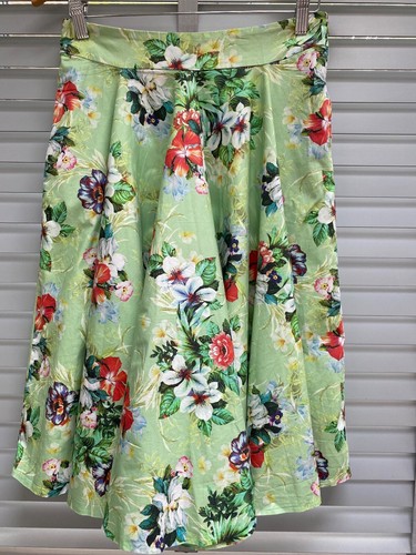 Zara green floral fuller - floral,