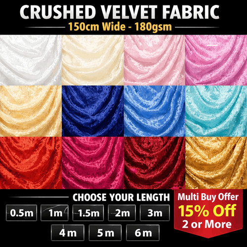 Crushed velvet fabric - velvet,