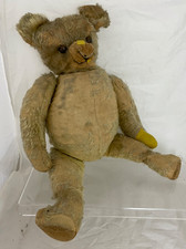 Well Loved Antique Mohair Jointed Teddy Bear For Restoration Early 20th Century