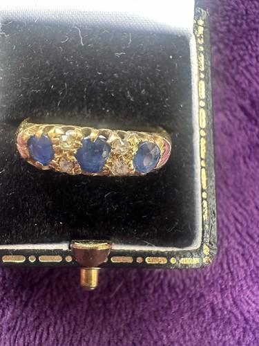 Carat yellow gold sapphire - 18,