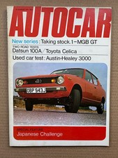 DATSUN 100A AUTOCAR MAGAZINE