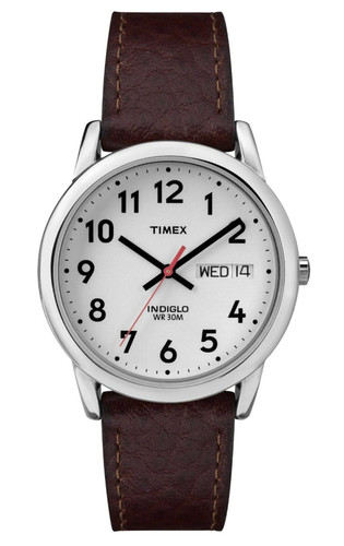 Timex mens leather strap - timex,