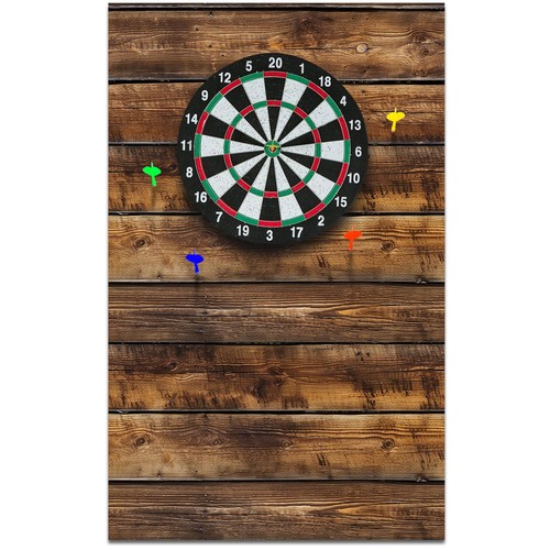 Felt wood grain dart - felt,