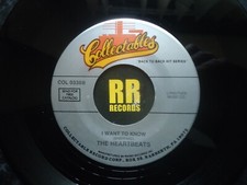 THE HEARTBEATS - I WANT TO KNOW  US COLLECTABLES  DOO WOP