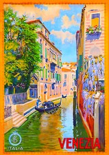 Venezia VINTAGE Travel POSTER