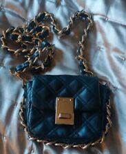 Aldo handbag Black cross body. gold detailing. heavy chain