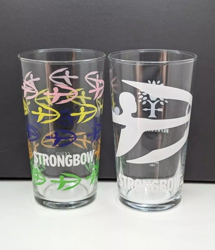 Strongbow pint glasses - 2,