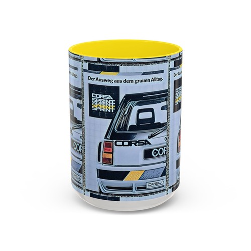 Corsa sprint retro car mug - retro, |