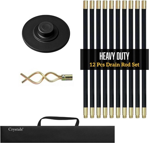 Drain rods set with - drain,